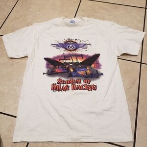 Vintage Route 66 Drag Racing Graphic T-Shirt